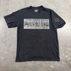 Black Y2K element skate tee